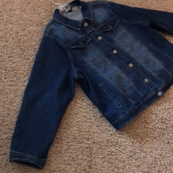 Designer Diverso Size 3X 4-Pockets Button Down Jacket Black w/crisscross ties - Picture 8 of 15